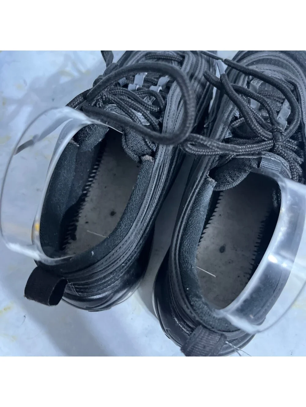 Nike Air Max 97 Women's Size 7 Shoes Black Athletic Low Top Trainer Sneakers